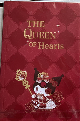 Kuromi The Queen of Hearts notebook.png