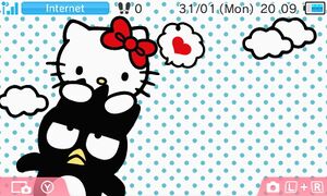 Hello Kitty with her friend top screen.jpg