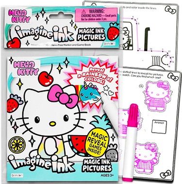 Hello Kitty: Imagine Ink Magic Ink Pictures (12 pages) - Sanrio Wiki