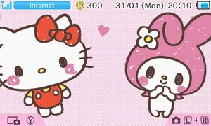 Hello Kitty My Melody theme top screen.jpg